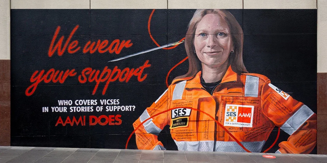 We Wear Your Support — OOH